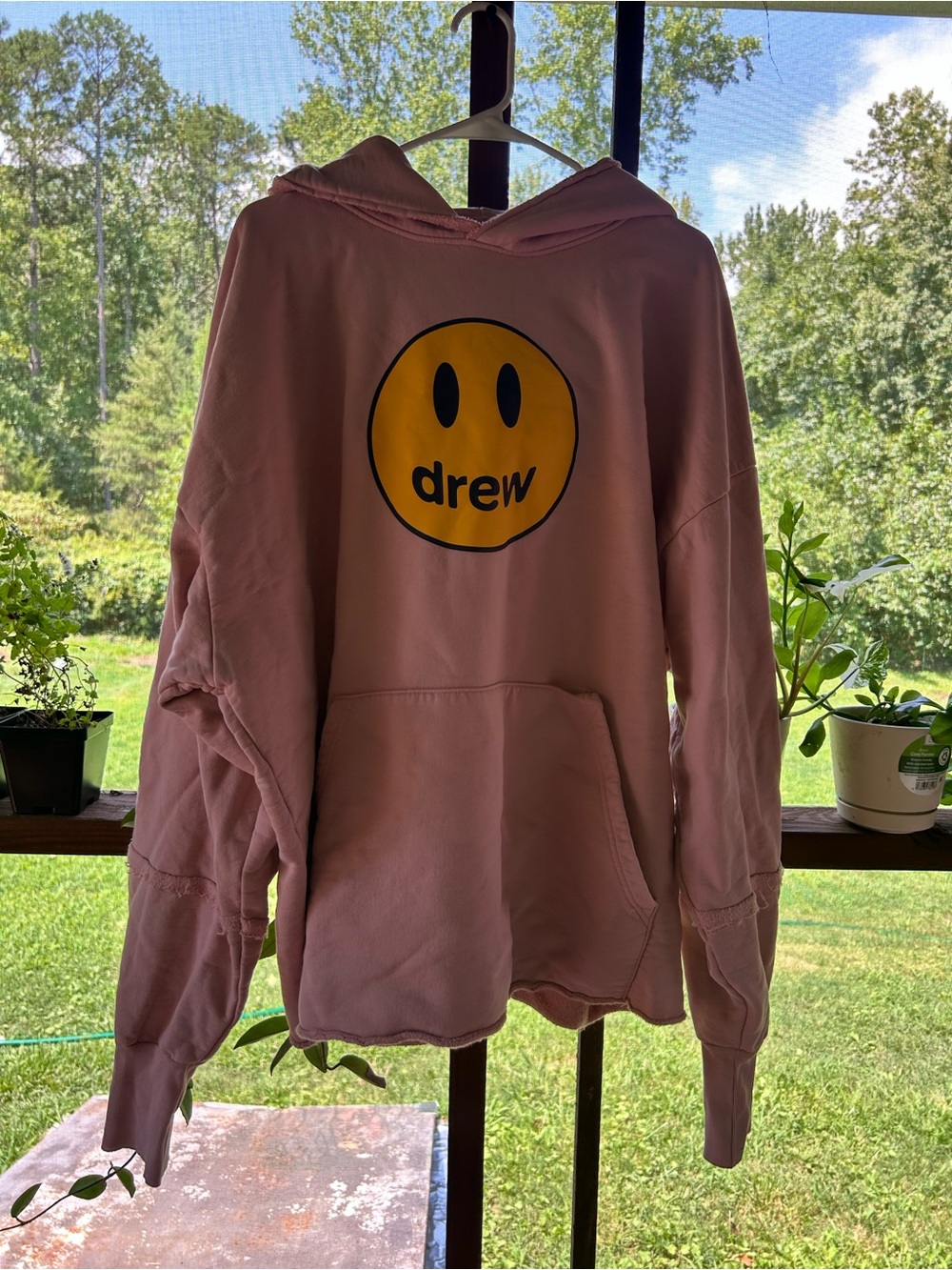 Oversized, baggy drew house deconstructed hoodie, size XXL
